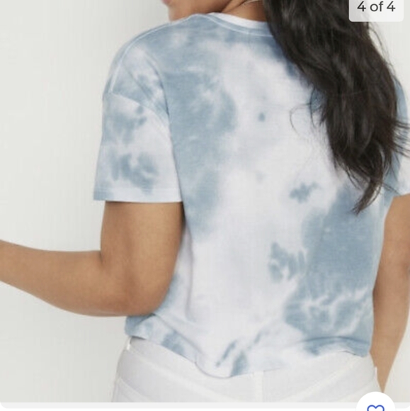 David Bowie Crop Top Tie Dye - Picture 2 of 8